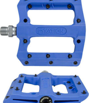 Fyxation Mesa MP Pedals - Platform, Composite/Plastic, 9/16", Blue  (PD8945)