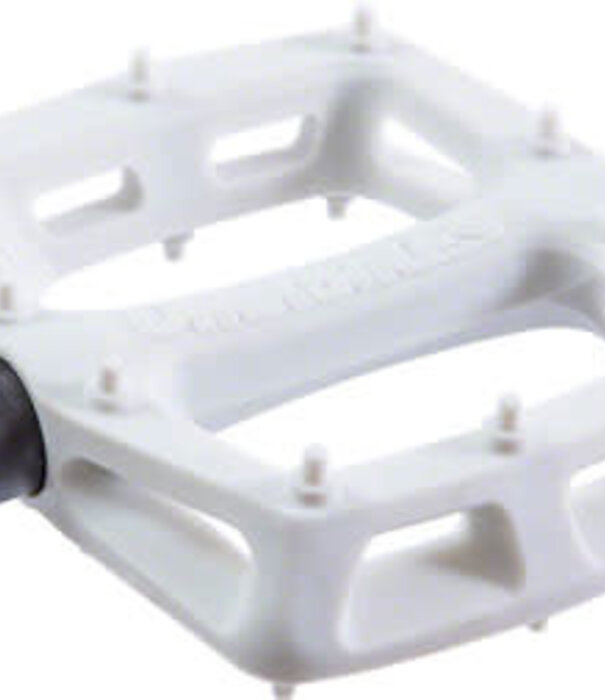 DMR V6 Pedals - Platform, Plastic, 9/16", White (PD3123)