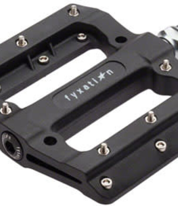 Fyxaton Fyxation Mesa MP Pedals - Platform, Composite/Plastic, 9/16", Black/Silver (PD8910)