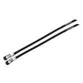 TS1111 Dimension Nylon 440mm Pro Toe Straps, Black, Pair