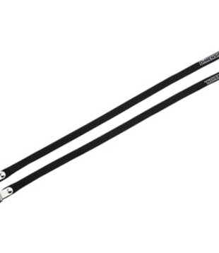 TS1111 Dimension Nylon 440mm Pro Toe Straps, Black, Pair