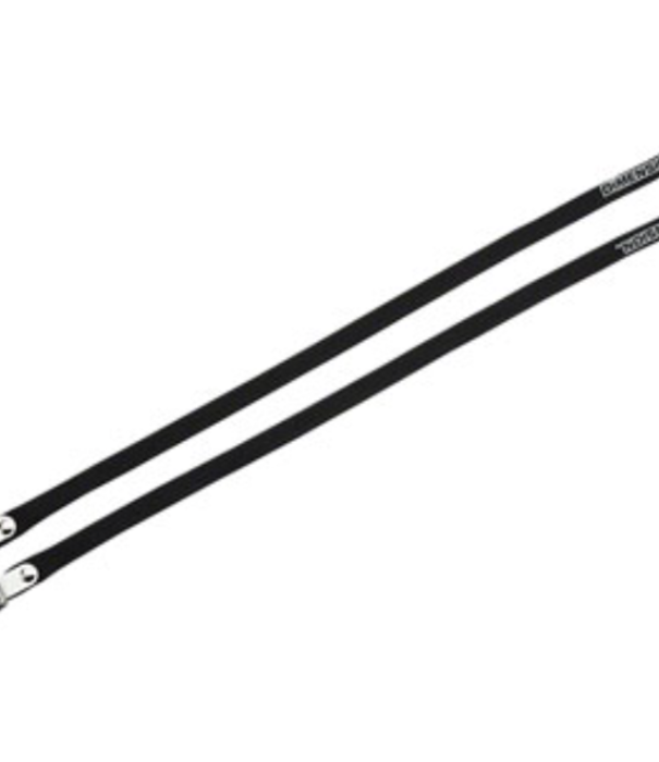 TS1111 Dimension Nylon 440mm Pro Toe Straps, Black, Pair