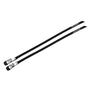 TS1111 Dimension Nylon 440mm Pro Toe Straps, Black, Pair