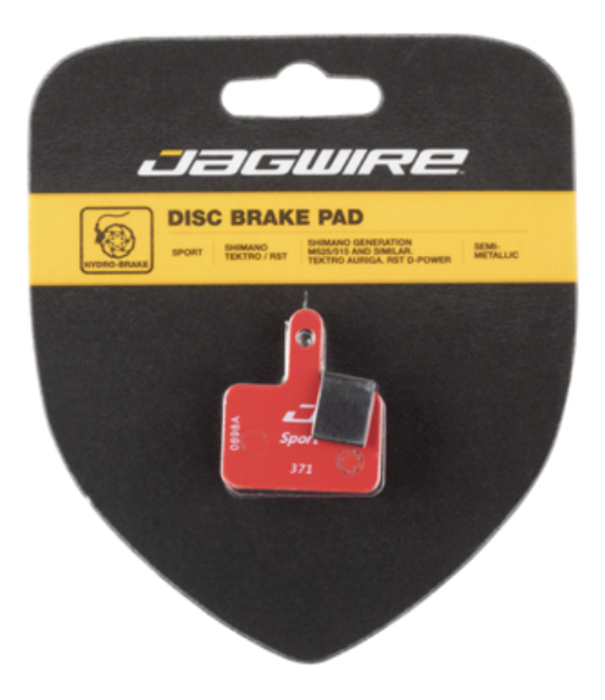 Jagwire BR7804 Jagwire Sport Semi-Metallic Disc Brake Pads - For Shimano Acera M3050, Alivio M4050, and Deore M515/M515-LA/M525/T615