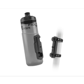 WB0181 Fidlock TWIST Water Bottle Cage Set - Universal Base Mount, Strap-On, 600ml, Smoke