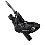 SHIMANO Shimano BR-MT520 4-Piston Disc Brake Caliper with Metal Pads, Front or Rear, Black