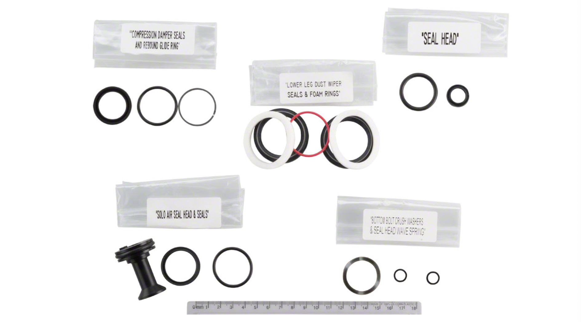 RockShox RockShox 200 Hour/1 year Fork Service Kit, Yari Solo Air A1 (2016+) St. Ebikes LLC