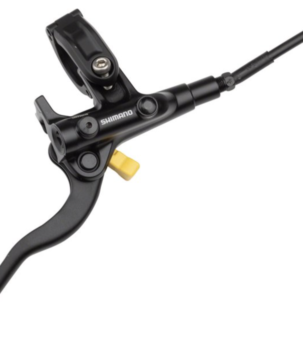 SHIMANO BR0532 Shimano Deore BL-M4100/BR-MT410 Disc Brake and Lever - Rear, Hydraulic, Resin Pads, Gray