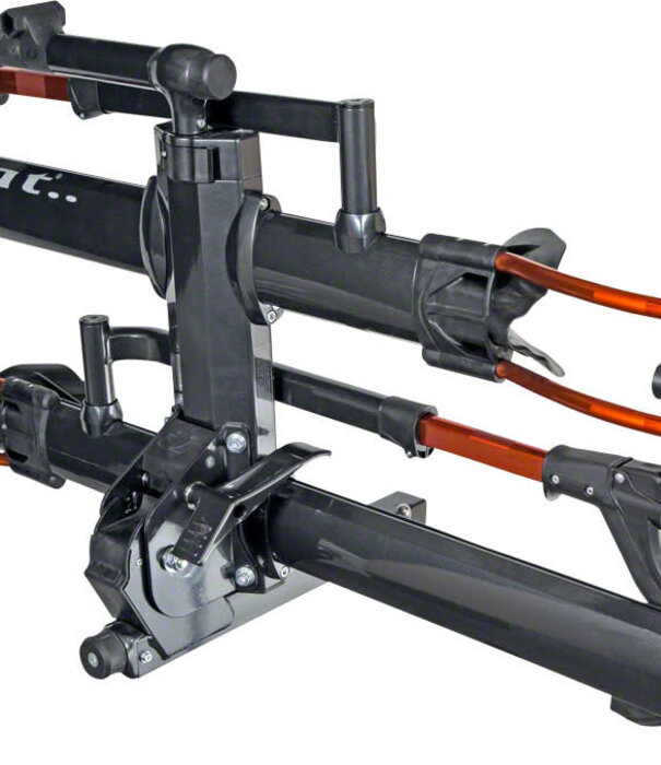KUAT AR1758 Kuat NV 2.0 Hitch Bike Rack - 2-Bike, 2" Receiver, Metallic Gray/Orange