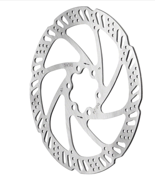 TEKTRO - TR180-24 DISC ROTOR - 180MM - 6-Bolt - SILVER