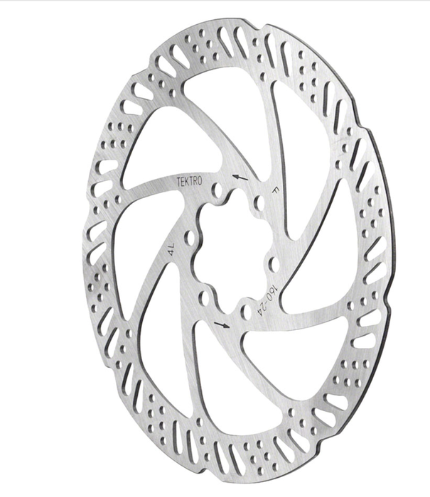 Tektro/TRP USA TEKTRO - TR180-24 DISC ROTOR - 180MM - 6-Bolt - SILVER