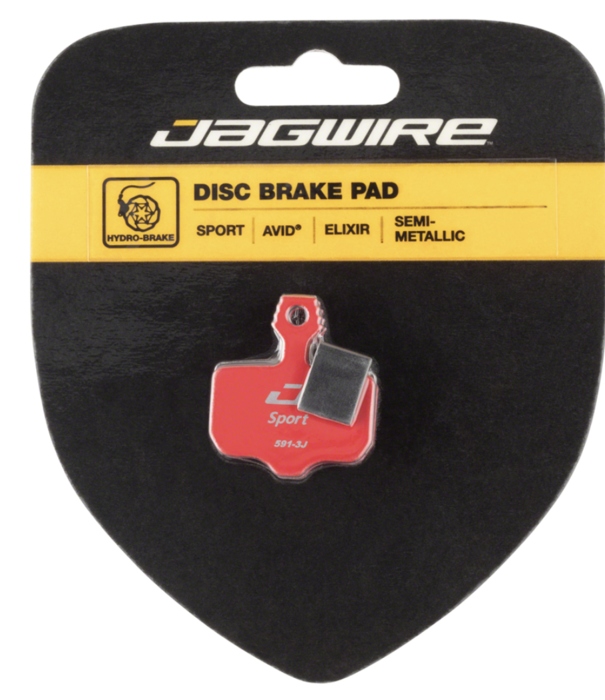 Jagwire JAGWIRE - MOUNTAIN SPORT SEMI-METALLIC DISC BRAKE PADS AVID ELIXIR R, CR1, 3, 5, 7, 9, X0, XX