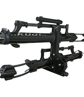 AR1767 Kuat NV 2.0 Hitch Bike Rack - 2-Bike, 2" Receiver - Black Metallic/Gray Anodize