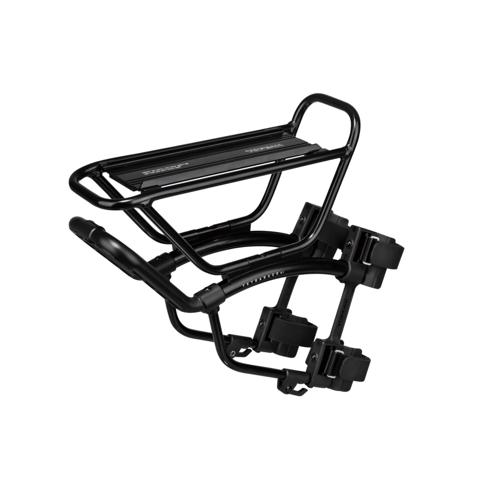 Topeak Topeak TetraRack R1 Front Rack  - Fork Blade Strap Mount, QuickTrack Compatible, Black