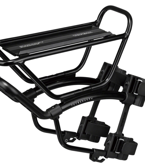 Topeak Topeak TetraRack R1 Front Rack  - Fork Blade Strap Mount, QuickTrack Compatible, Black