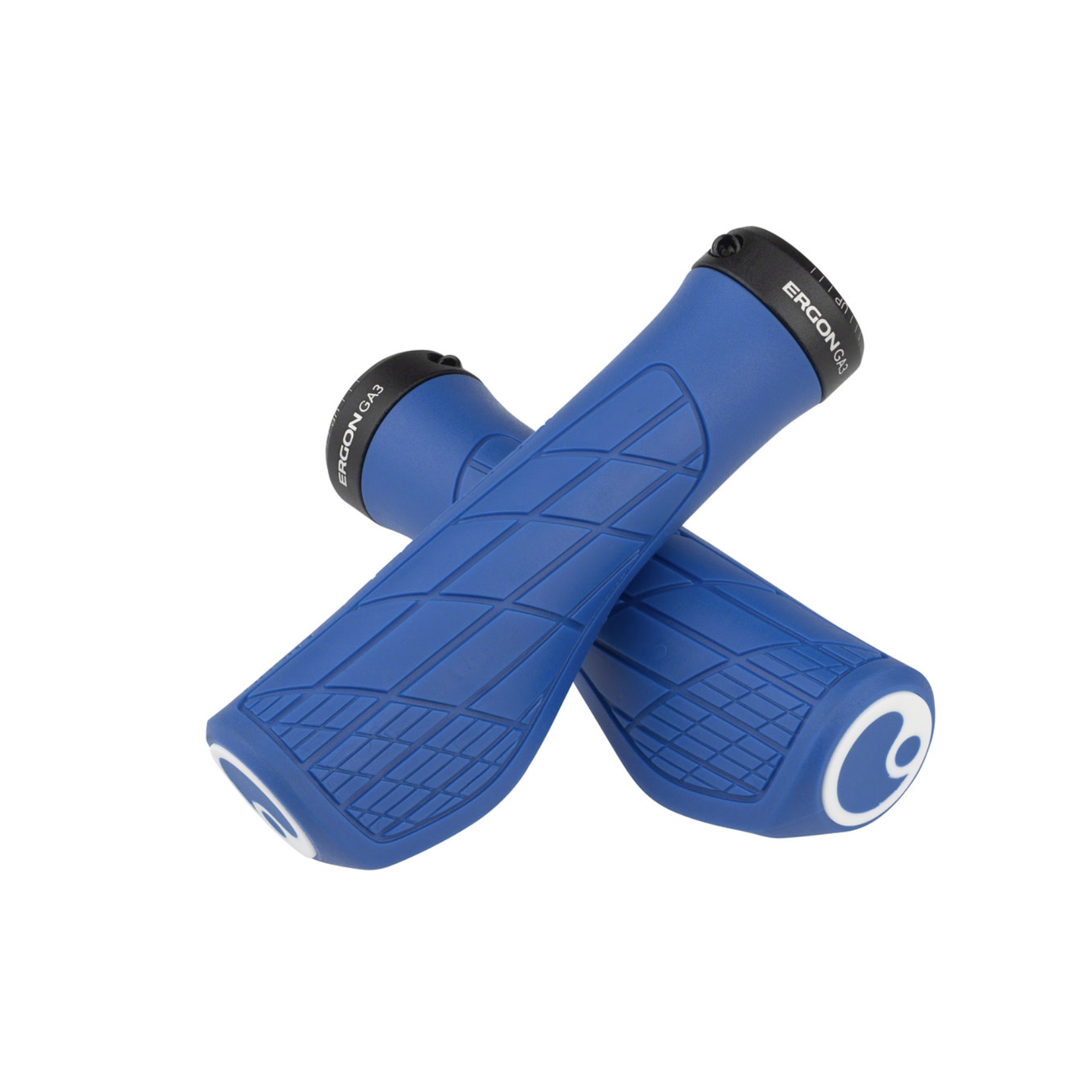 Ergon Ergon GA3 Grips - Midsummer Blue, Lock-On, Small