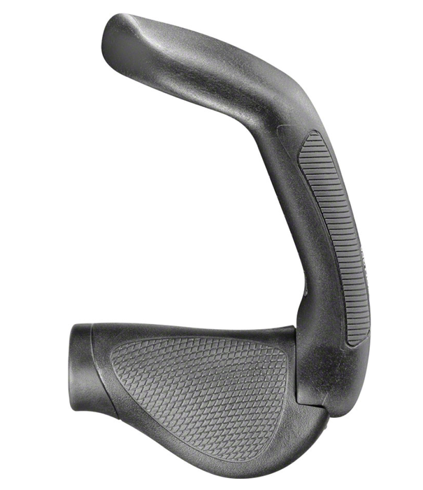 Ergon HT3100 Ergon GP5 Grips - Black/Gray, Lock-On, Gripshift, Large