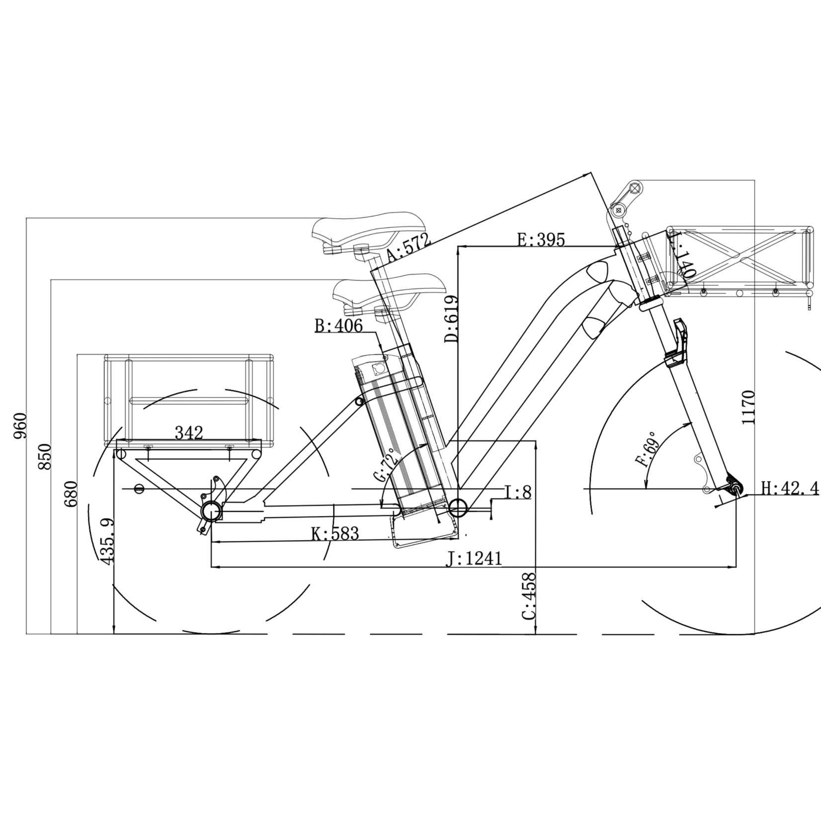 KASEN BIKES KASEN - E-TRIKE K8.0 14.5AH