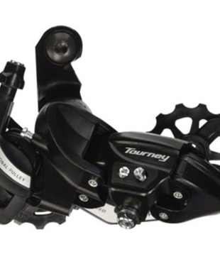 RD2405 Shimano Tourney RD-TY500-SGS Rear Derailleur - 6,7 Speed, Long Cage, Black, Shimano Rear Direct Mount