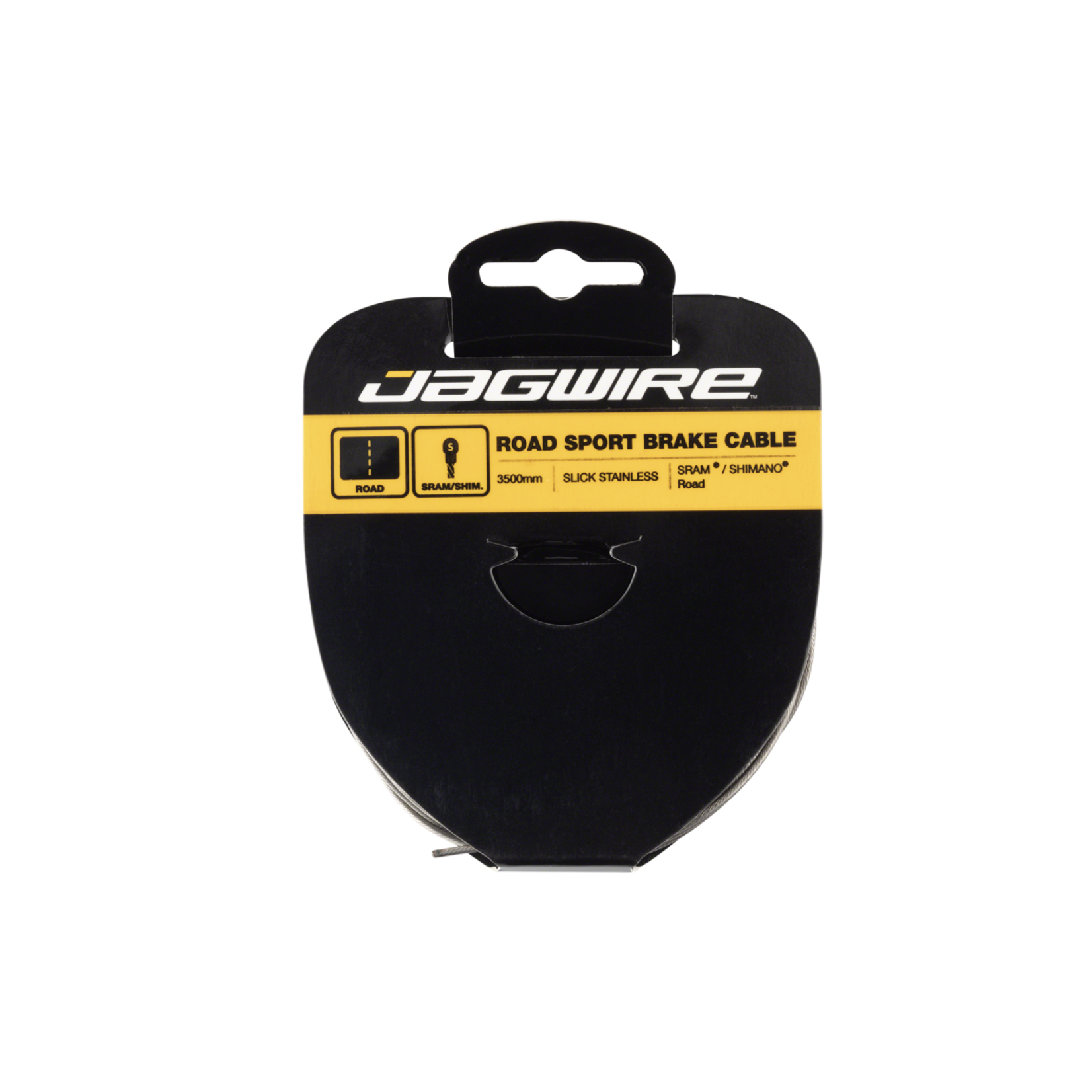 Jagwire CA4434 Jagwire Sport Brake Cable Slick Stainless 1.5x3500mm SRAM/Shimano Road Tandem