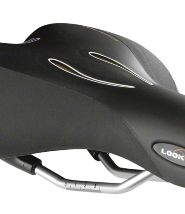 Selle Royal SELLE ROYAL - LOOKIN MODERATE SADDLE - STEEL, BLACK MENS (SA5057)