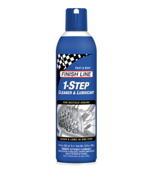 LU2664 Finish Line 1-Step Cleaner and Bike Chain Lube - 17 fl oz, Aerosol
