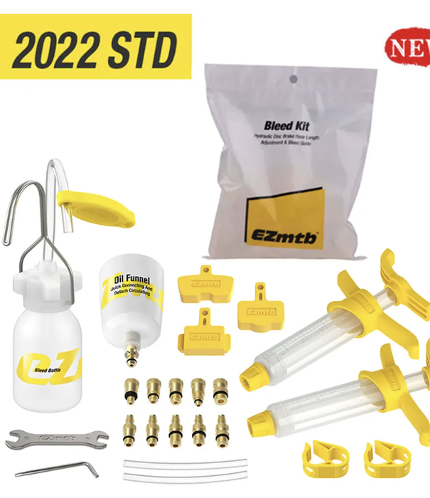 Ezmtb Bicycle Hydraulic Disc Brake Oil Bleed Kit Tools For, SRAM, SHIMANO, MAGURA, Avid