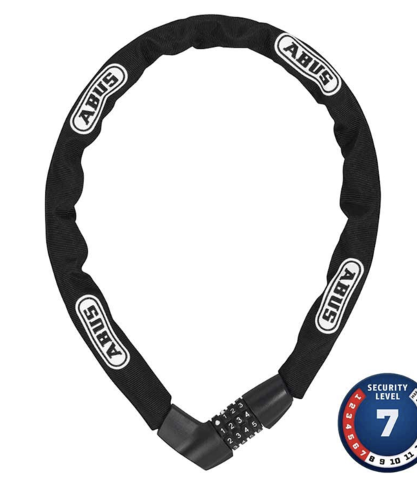 ABUS Abus - Tresor 1385, Chain Lock, Combo, 7mm, 110cm, 3.6', Black