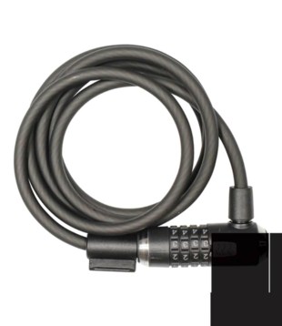 Kryptonite -  KryptoFlex 1230, Cable lock, Combination, 12mm, 300cm, 9.8', Black