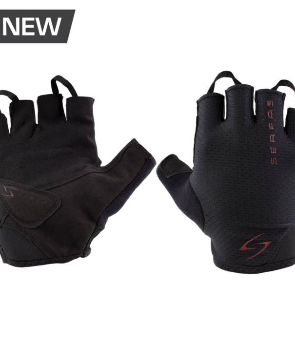 SERFAS SERFAS - SHORT FINGER START GLOVE BLACK