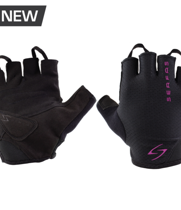 SERFAS SERFAS - SHORT FINGER WOMEN'S GLOVES BLACK (SSW-BK)