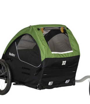 Burley Tail Wagon Pet Trailer - Fern Green BT0070