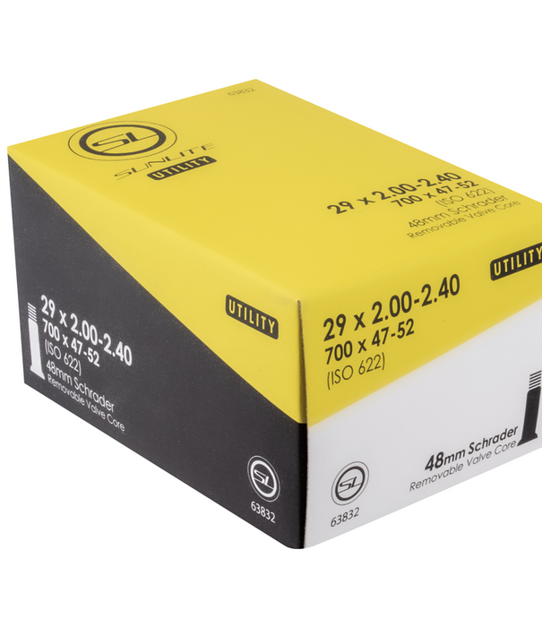 SUNLITE TUBE 29x2.00-2.40 700x47-57 SCHRADER VALVE 63832