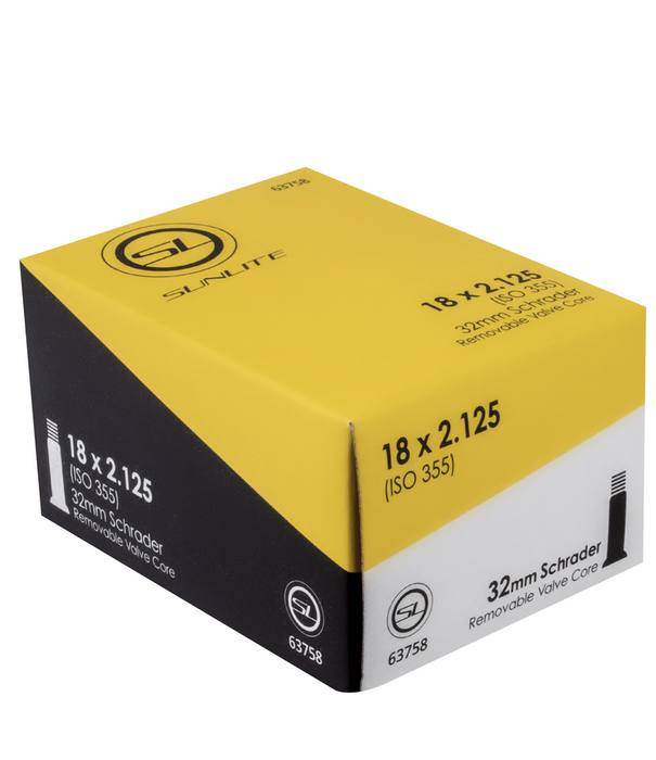 SUNLITE TUBE SCHRADER VALVE 18x2.125 63758