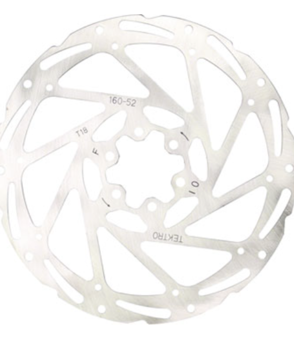 Tektro Tektro TR203-52 Disc Rotor - 203mm, 6-Bolt, 1.8mm Thickness, For 2-Piston Calipers, Silver - BR1630