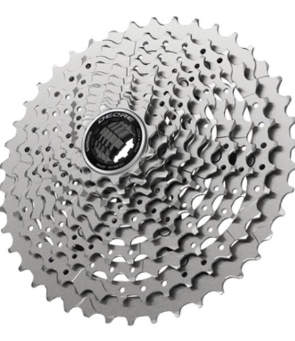 SHIMANO Shimano Deore CS-M4100-10 Cassette - 10-Speed, 11-42t, Silver