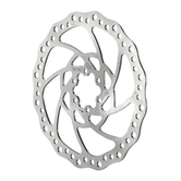 Tektro TR180-17 Disc Brake Rotor - 180mm, 6-Bolt, 2.3mm Thickness, Silver - BR7388