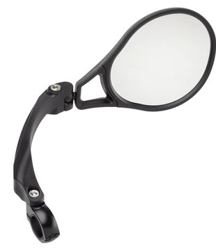 MSW - HANDLEBAR MIRROR - FLAT BAR - RIGHT SIDE HD GLASS LENS - MI2010