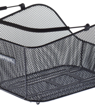 BASIL - ICON M REAR BASKET - BLACK BG0127Basil Icon M rear basket, Black BG0127