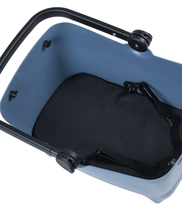 BASIL BASIL - BUDDY DOG BIKE BASKET FADED DENIM MIK - BG0384