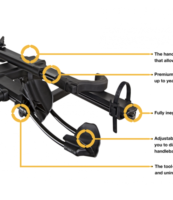 KUAT KUAT - NV Base 2.0 - 2" - 2-Bike Rack - Matte Black