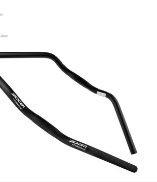 AIMA - HANDLEBAR NR-AL- 124BTFOV/D31.8X680WX38°SABK (SANTA MONICA)