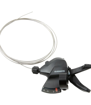 RAD - Shifter Shimano 8spd, thumb w/2400mm shift cable