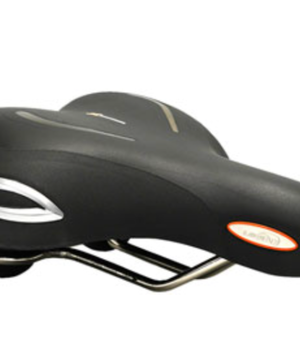 Selle Royal Lookin Stracciatella Saddle - Steel, Black, Relaxed  - SA1064