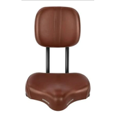ADDMOTOR - SADDLE AND BACKREST BROWN