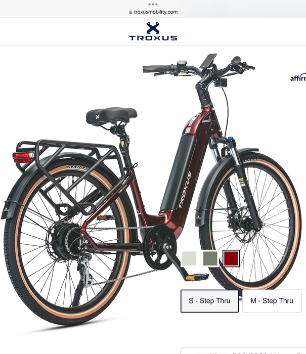 TROXUS TROXUS - TRAX PLUS STEP-THRU 500W