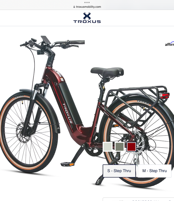 TROXUS TROXUS - TRAX PLUS STEP-THRU 500W