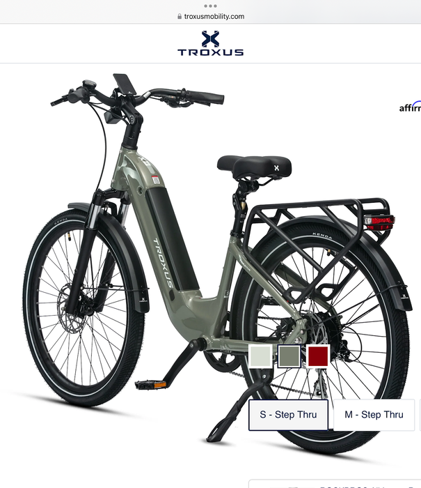 TROXUS TROXUS - TRAX PLUS STEP-THRU 500W