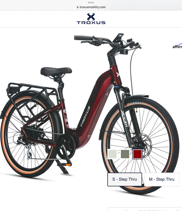 TROXUS TROXUS - TRAX PLUS STEP-THRU 500W