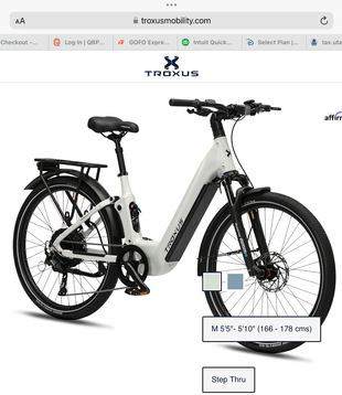 TROXUS - TRAX SUV STEP-THRU - 750W